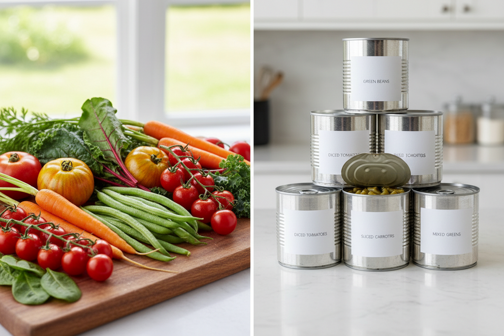 Fresh vs Canned Vegetables: Which Is Better for Your Health and Budget?