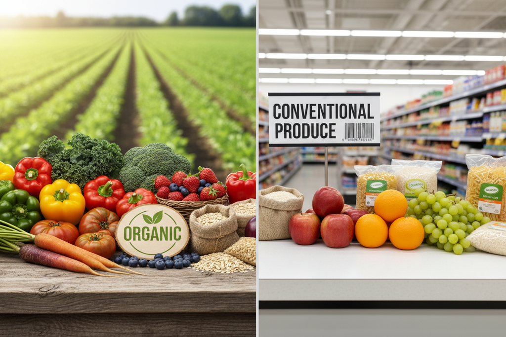 What’s the Difference Between Organic and Non-Organic Food? (Simple Guide to Making Smarter Choices)