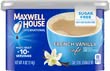 4 oz Pack 4 Maxwell House International French Vanilla Sugar Free Cafe Beverage Mix Canisters