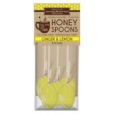 Lemon Ginger Honey Spoons - Tea & Beverage Stirrers - Made With