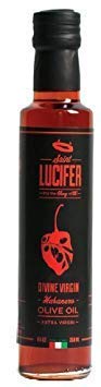 8.5oz 250ML Saint Lucifer, Divine Virgin - Habanero Extra Virgin Olive Oil, - | Gluten Free, Sugar Free, Vegan