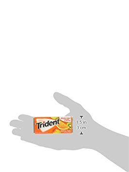 Pack 14 Count, Pack 20 Trident Fruit Variety Sugar Free Gum