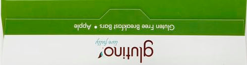 5 (Pack 5) Glutino Gluten Free Oven Baked Bar, Apple Cinnamon, Naturally Flavored, ct