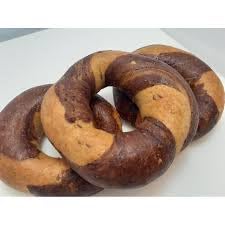 RawJoy Pack 12 Fresh New York Marbel Rye Bagel by | Delicious Fresh Marbel Rye Bagel