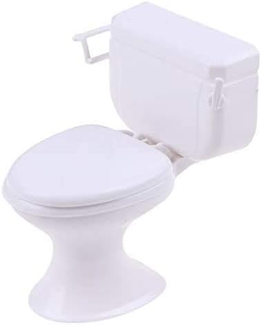 Toilet Cake Toppers | Toilet Cake Decor for Celebrating a Bachelorette Party Cake Decoration (White)
