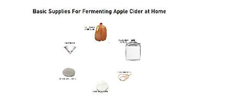 Generic Raw Apple Cider Vinegar Starter Kit with Extra Large Mother Culture Makes a Gallon of Quality ACV at Home