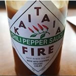 New Zealand's Famous Kaitaia Fire Chili Pepper Hot Sauce Made with Organically Grown Cayenne Chilis
