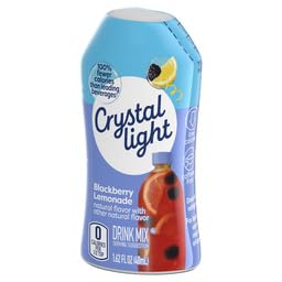 1.62 OZ (Pack 12) Crystal Light Liquid Drink Mix Blackberry Lemonade Flavor