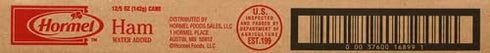 5 (Pack 12) HORMEL Canned Ham, Smoked, Ounce