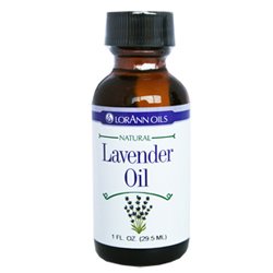 Lorann Hard Candy Flavoring, Lavender Oil Flavor, 1 Ounce