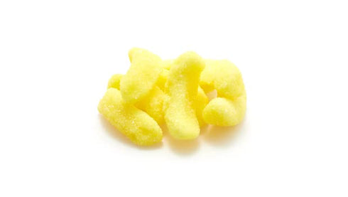 Gummy 2.2 lb (35.2 oz), Gummies, Yupik Mini Banana Chews, Gluten-Free, Sugary Coating, Banana Flavor, Soft & Chewy Fun