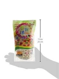 BOBA Tapioca Pearl "Bubble Tea Ingredients" - 1 Pack (Color)