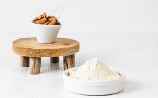 B2 B3, 8oz, 8 Organic Almond Protein Powder - Single Ingredient - High in Vitamin + Magnesium, Potassium, Calcium!