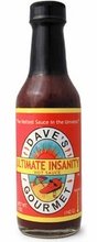 Dave's Gourmet Insanity Sauce Ultra Hot Sauce, 5 ounces Bottle (Pack of