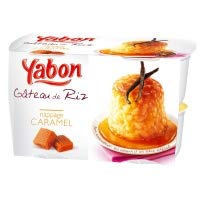 Yabon 4x125g Gateau de Riz Au Caramel (Biscuite)