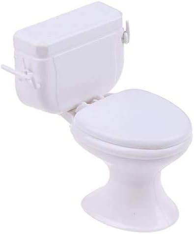 Toilet Cake Toppers | Toilet Cake Decor for Celebrating a Bachelorette Party Cake Decoration (White)