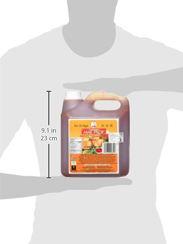 Mae Ploy Thai Sweet Chilli Sauce - 8.8 Pounds Total 108oz, Huge Jug Versatile Dipping Sauce