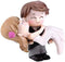 GZRYEJLEI Lovers Bride Groom Statue,1Pc Lovers Ornament for Fairy Garden,Dollhouse,Wedding Cake Toppers, Non-Edible