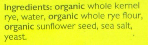 17.6-Ounce (Pack 4), 70.4 Mestemacher Bread Organic Sunflower Seed, of Ounce