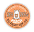 100% 4 oz 24 pack Zee Zees Diced Peach Fruit Cup, in Juice, No Sugar Added, Gluten Free, Cups