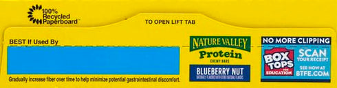 5 7.1 OZ (Pack 2) Nature Valley Protein Granola Bars, Blueberry Nut, Chewy Snack Bars, Bars