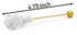 25 White sugar sticks individually wrapped perfect for coffee tea and drinks, barista swizzle sticks and rock candy