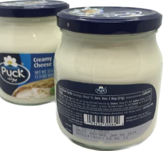 generic 2 jars of puck creamy cheese spread