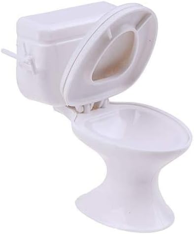 Toilet Cake Toppers | Toilet Cake Decor for Celebrating a Bachelorette Party Cake Decoration (White)