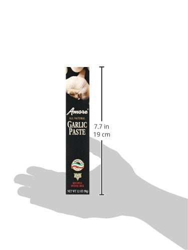 Amore 3.2 All Natural Garlic Paste, Ounce Tube