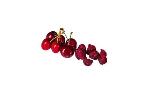 7 Pack 100% Freeze-Dried Sour Cherry Real Fruit, No Sugar Added, Crunchy & Delicious, Long Shelf Life