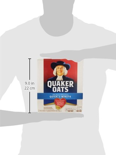 1-Minute Verified,2.5 Pound,(Pack 4) Quaker Quick Oatmeal,Non GMO Project