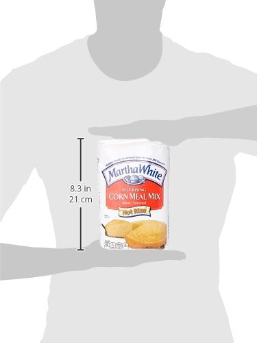 5 lb Smuckers Martha White Corn Meal Mix, Self-Rising, Enriched, White