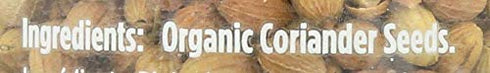 Spicely Organic Coriander Seeds Whole, 0.70 Ounce Jar, Certified Gluten Free