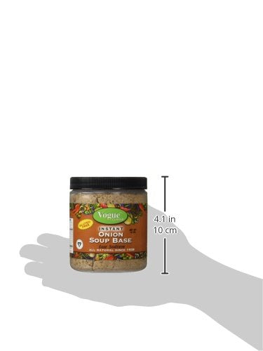 Vogue Cuisine Onion Soup & Seasoning Base, 12 oz - Low Sodium, Gluten Free