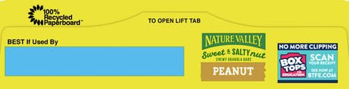 6 7.2 oz Nature Valley Sweet and Salty Nut Granola Bars, Peanut, Bars