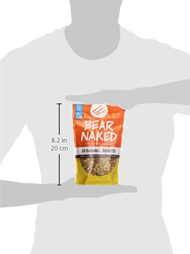Bear Naked 12oz (1 (Pack 2) Granola Cereal, Vegetarian, Breakfast Snacks, Banana Nut, Bag Bag)