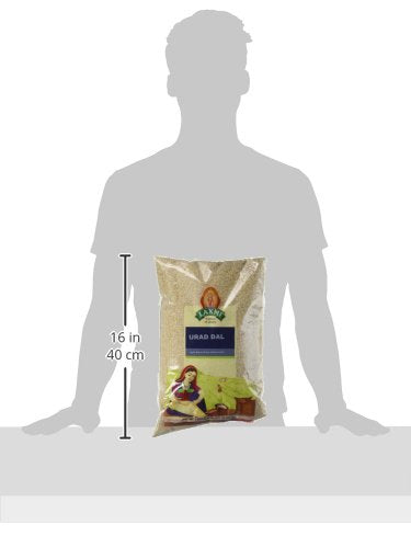 Laxmi 8 Urad Dal (Unhusked Black Lentils) - Traditional Indian Foods, Pounds