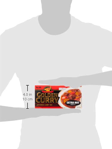 S&B Golden Curry 7.8 (Pack 2) Sauce Mix, Extra Hot, Ounce