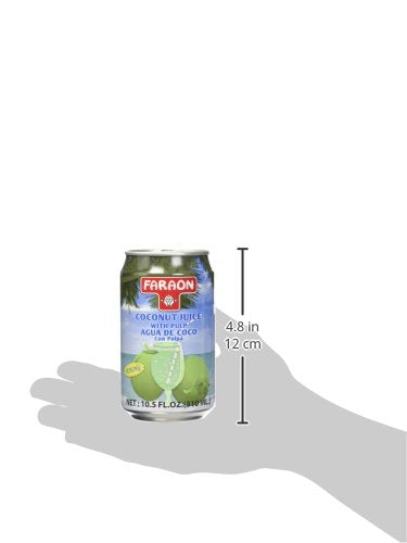 10.5 (Pack 24) FARAON Coconut Juice, Ounce