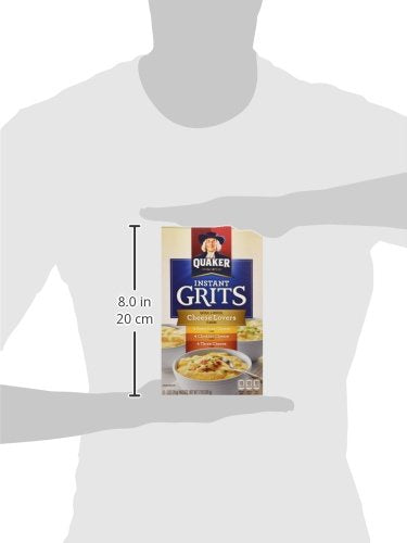 Pack, 12 Packets Quaker Instant Grits Cheese Lovers, Variety