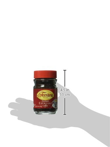 2-Ounce (Pack 6) Ferrara Instant Espresso Coffee, Glass Jars