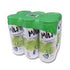 Lotte 4 8.45 Oz, Pack 24 Milkis Carbonated Drink Variety Flavors, Apple, Melon, Strawberry & Original, Fl