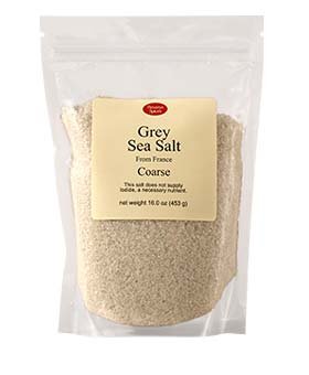 Penzeys Sea Salt French Coarse Grey By Spices 16 oz bag (Pack of