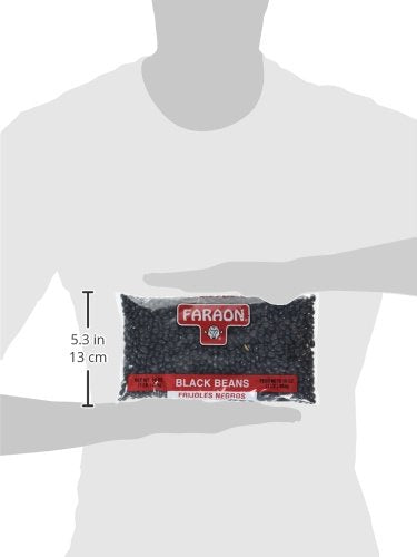 1 (Pack 12) FARAON Black Beans, Pound