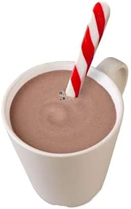 72ct(12 6ct BCL Peppermint Candy Cane Spoons, Classic Edible Stirring Spoon for Hot Chocolate Coffee & Dessert
