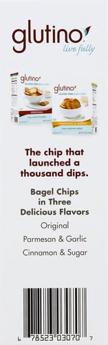 5 (Pack 5) Glutino Gluten Free Oven Baked Bar, Apple Cinnamon, Naturally Flavored, ct