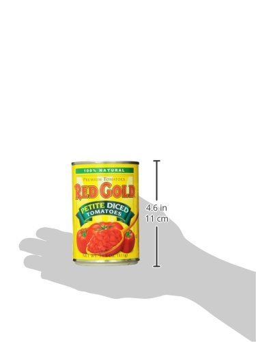 14.5 Red Gold Petite Diced Tomatoes, Ounce