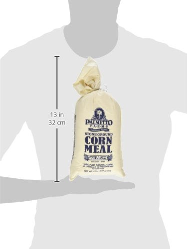 Palmetto Farms 24 oz Stone Ground Yellow Corn Meal Flour Non-GMO Gluten Free