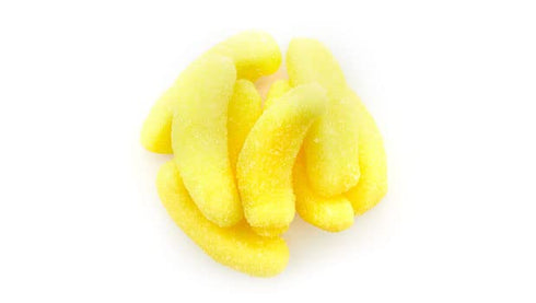 Gummy 2.2 lb (35.2 oz), Gummies, Yupik Mini Banana Chews, Gluten-Free, Sugary Coating, Banana Flavor, Soft & Chewy Fun