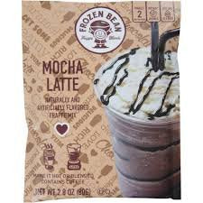 The Frozen Bean Frozen Bean Mocha Latte Frappe Mix 2.8 oz (Pack of 4)